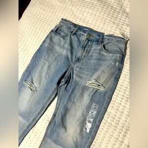 Old Navy high rise slouchy straight jeans